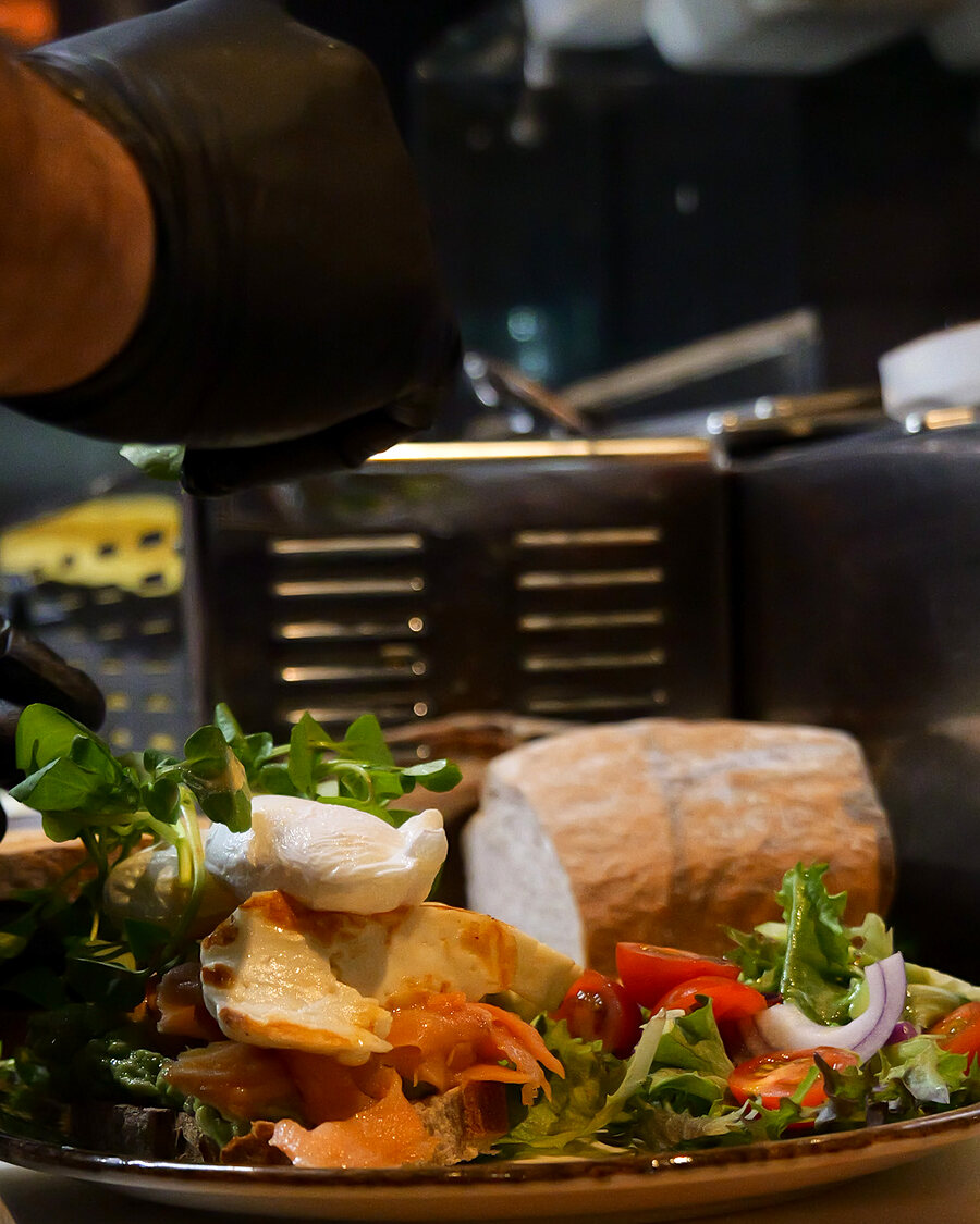 Plating up